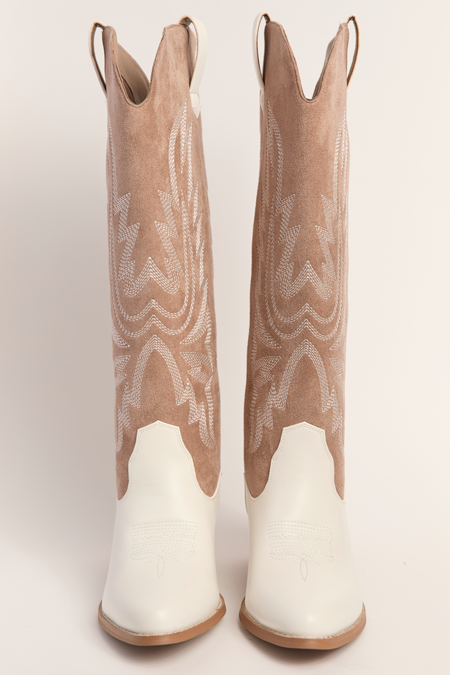 Boujee Two Tone Boots - Image 8