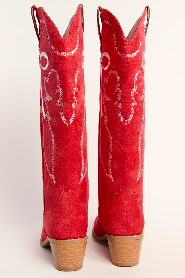 Boss Bow Red Boots - Image 8