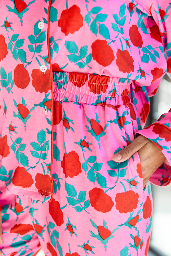 Bed Of Roses Pink Pajama Set - Image 6