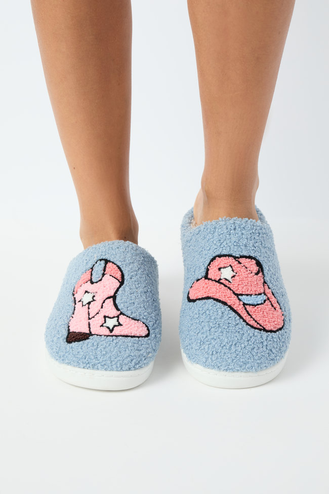 Cozi Western Shearling Slippers - Image 3