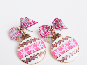 Summit Pink Ornament Earrings
