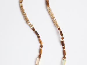 Meilani Brown Beaded Necklace