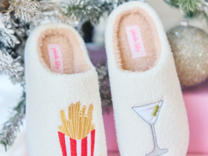 Cozi Girl Dinner Shearling Slippers