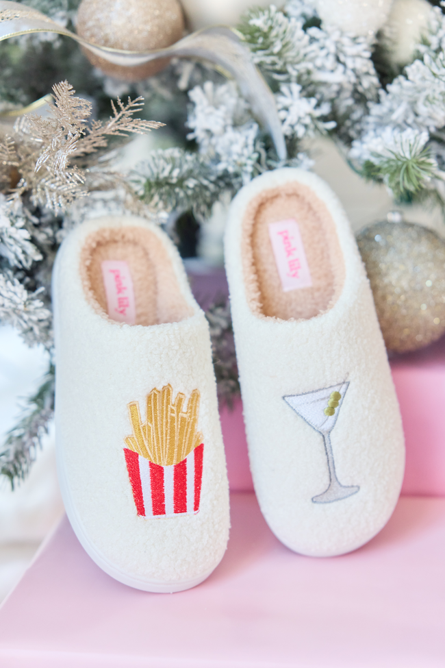 Cozi Girl Dinner Shearling Slippers