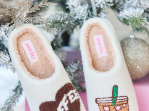 Cozi Coffee Sherpa Slippers