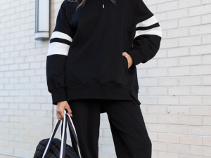 Daily Dash Black Hoodie