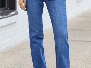 My Favorite Dark Wash Straight Leg Jeans