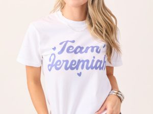 Team Jeremiah White Graphic Tee