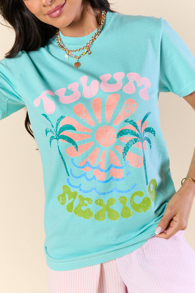 Tulum Mexico Mint Graphic Tee